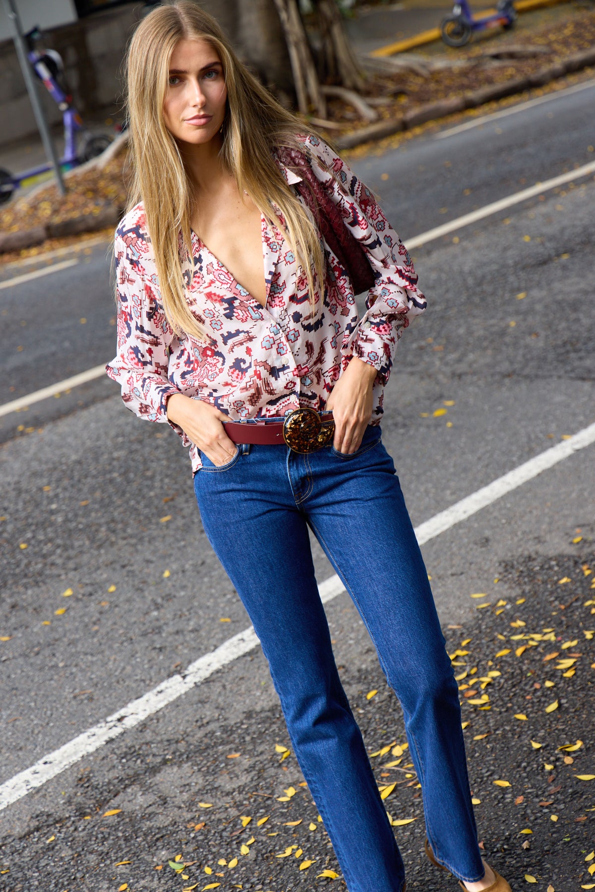 Dana Horizon Kilim Silk Shirt