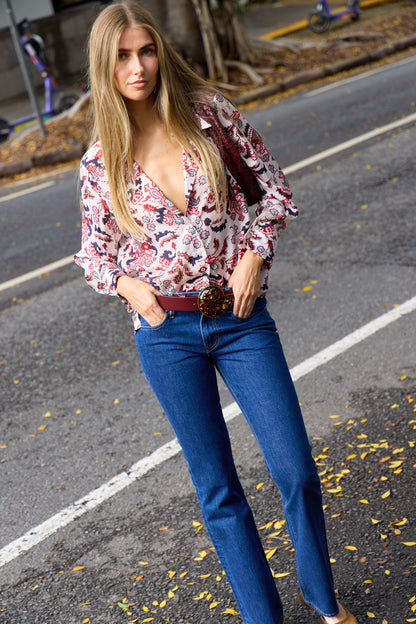 Dana Horizon Kilim Silk Shirt