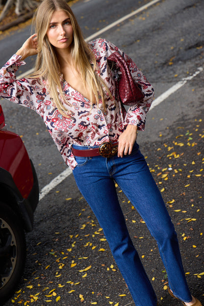Dana Horizon Kilim Silk Shirt