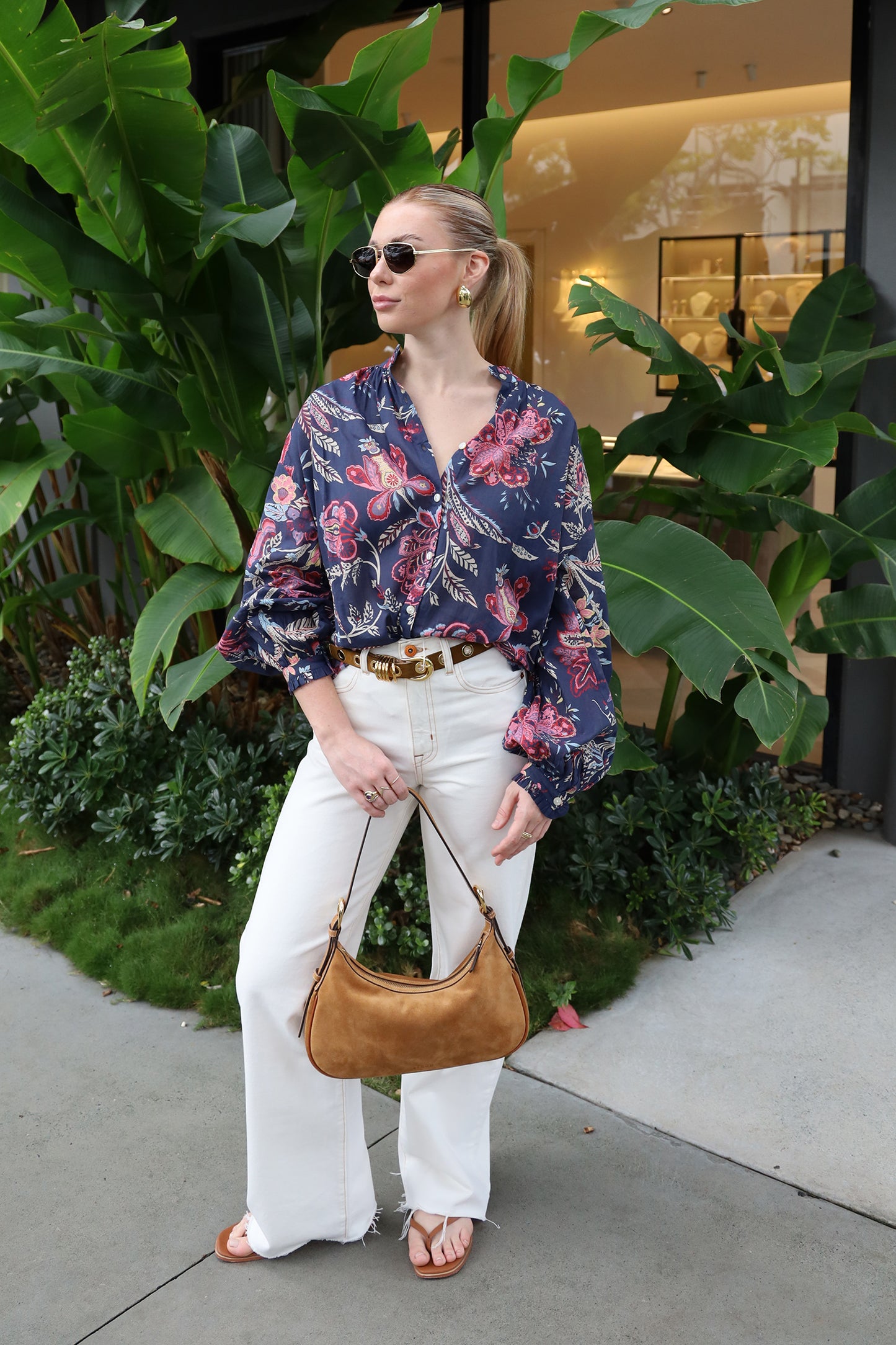 Poet Enchanted Floral Blouse