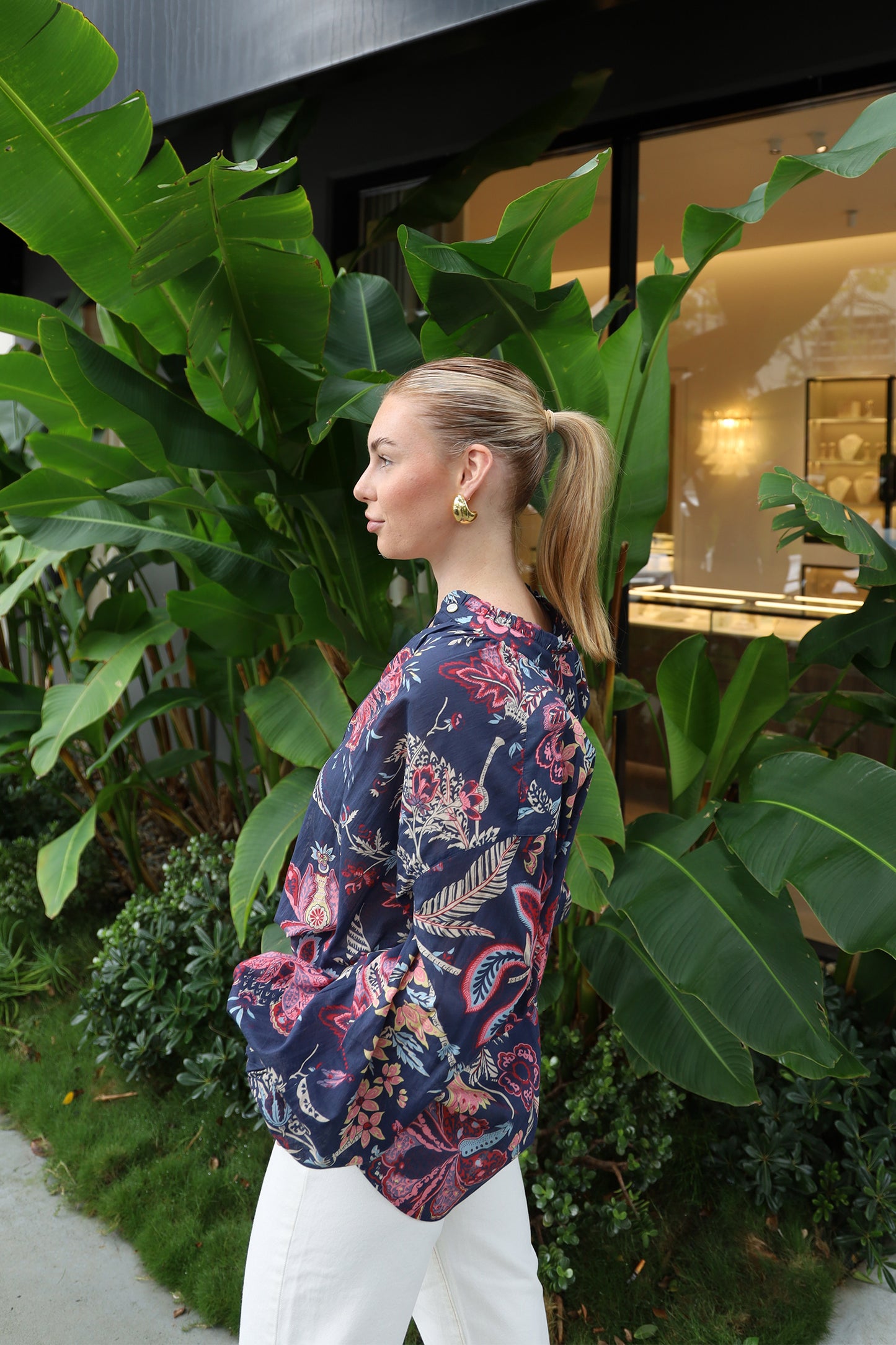 Poet Enchanted Floral Blouse