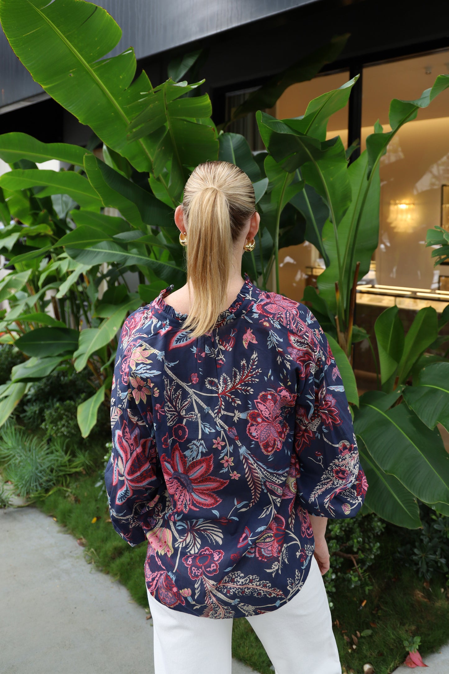 Poet Enchanted Floral Blouse