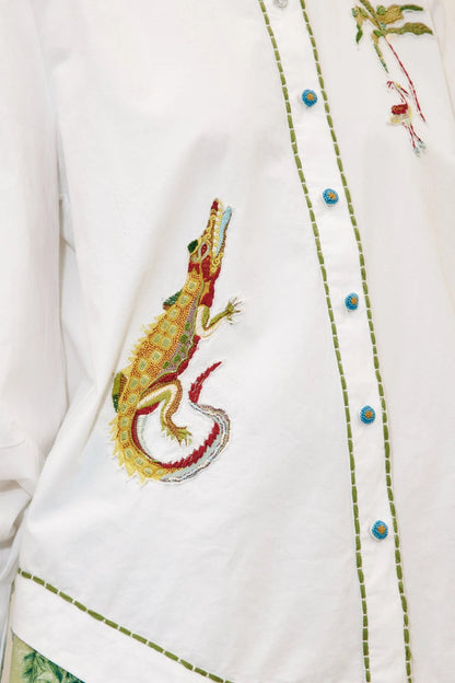 Camelia Embellished Shirt