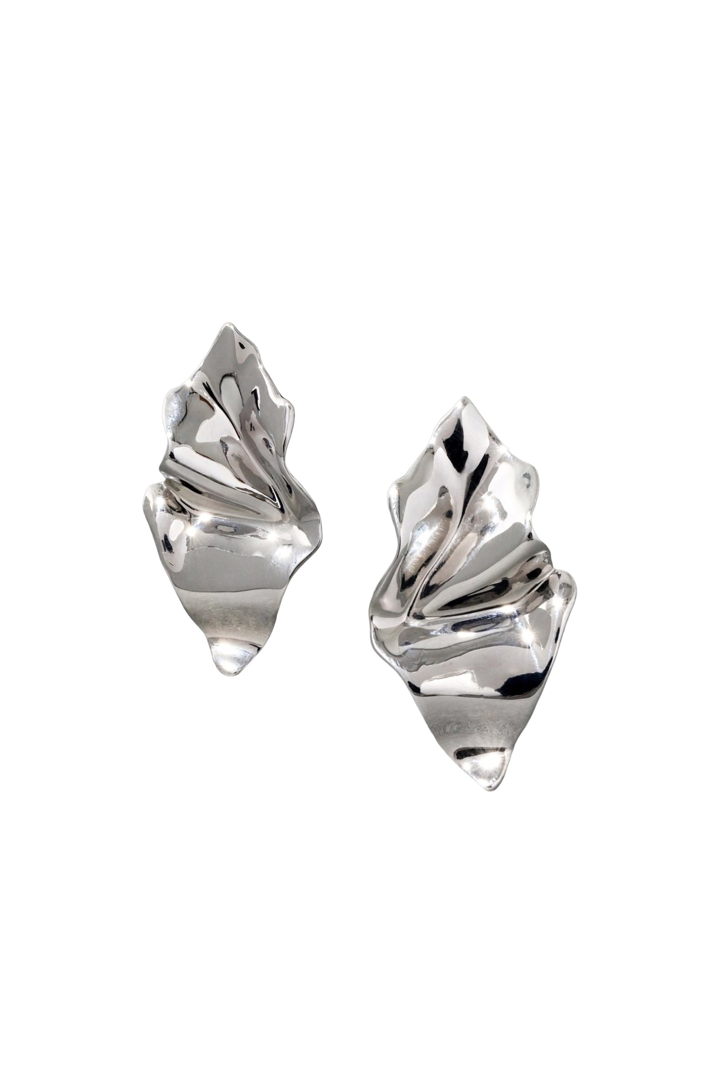 Crumpled Small Post Earring