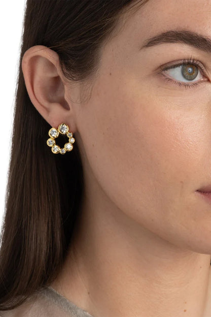 Asterales Bubble CZ Earring