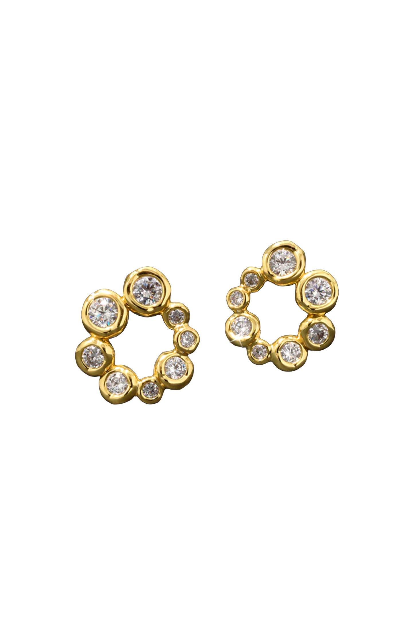 Asterales Bubble CZ Earring