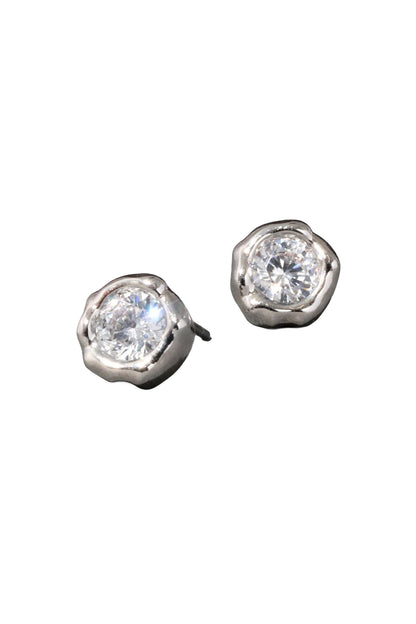 Asterales Molten Stud Earring