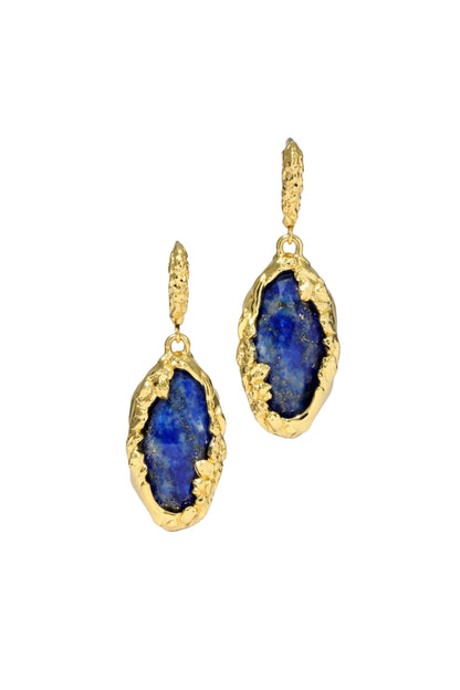 Brut Lapis Leverback Earring