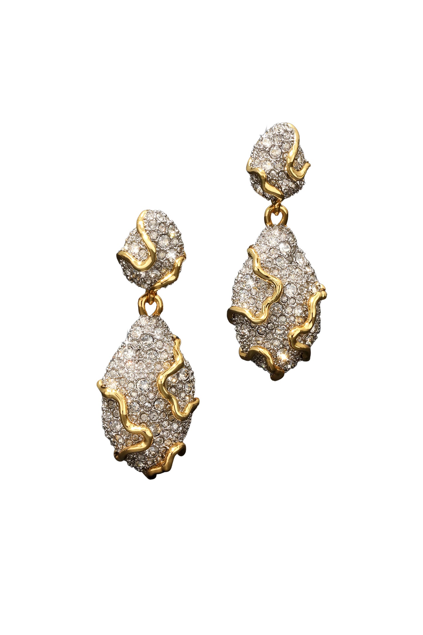 Solanales Drop Pebble Earring