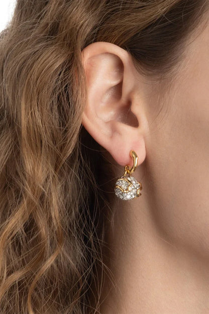 Solanales Pebble Hoop Earring