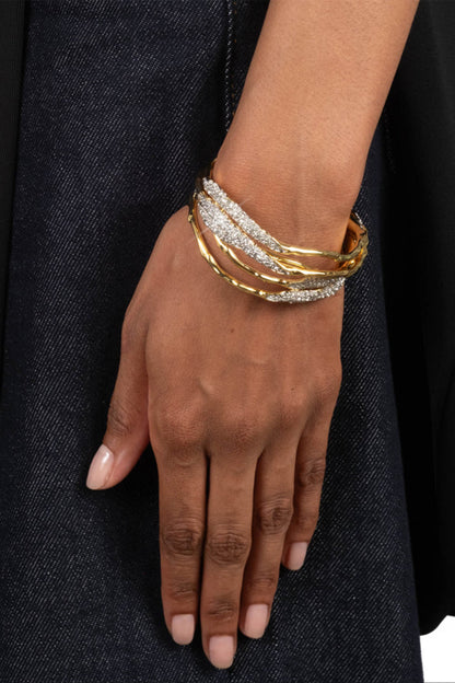 Solanales Skinny Crystal Bangle