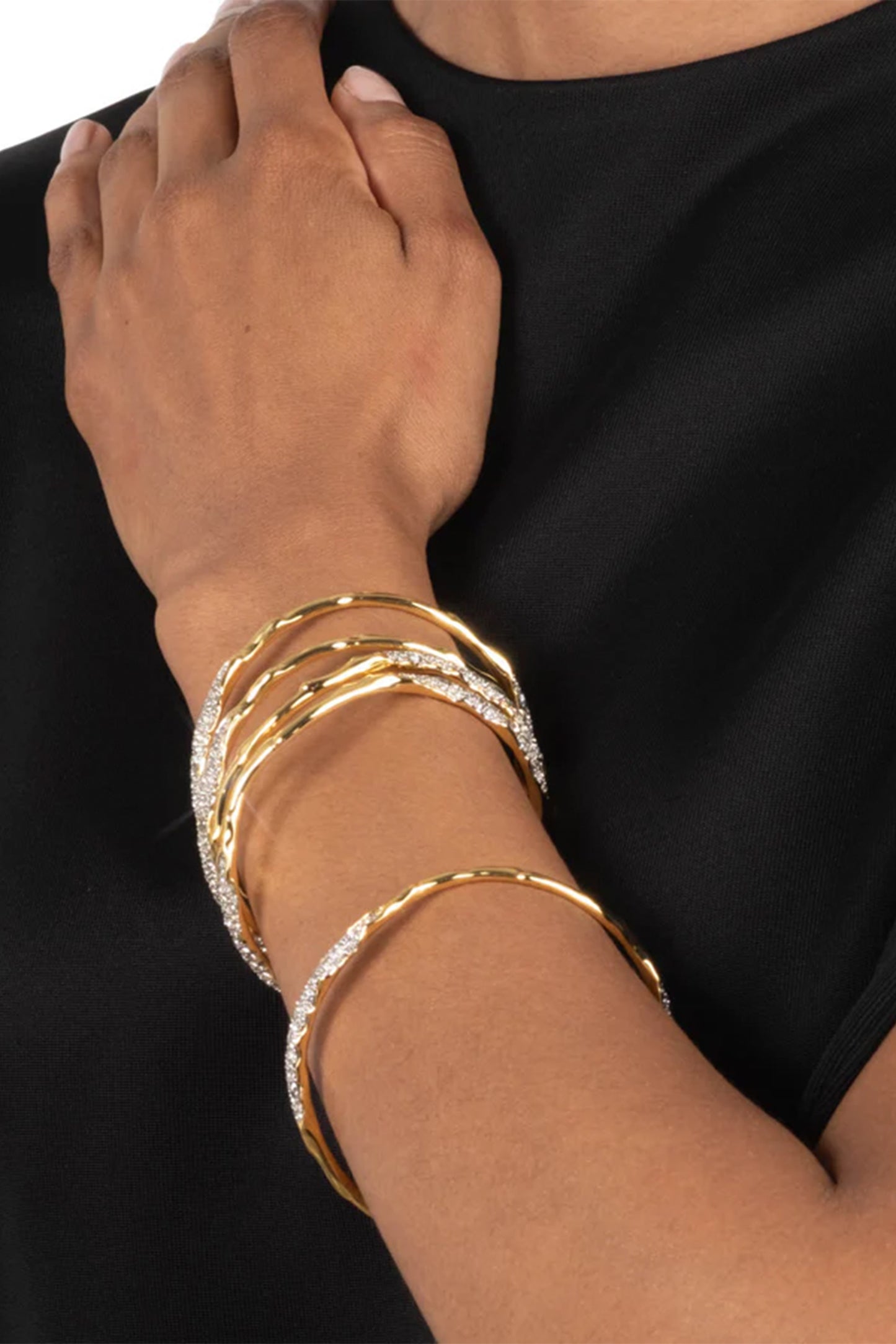 Solanales Skinny Crystal Bangle