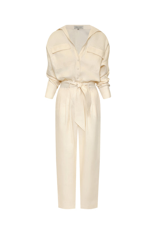 Lo Natural Jumpsuit with Belt
