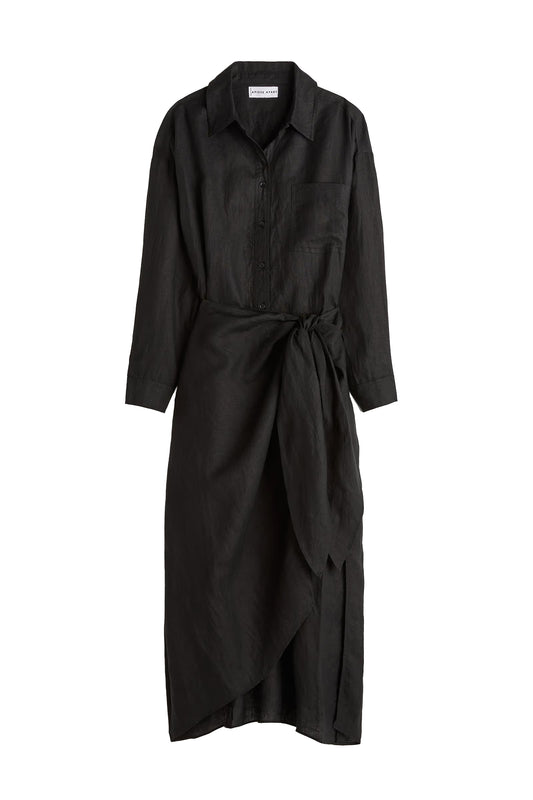 Alessandra Sarong Shirt Dress