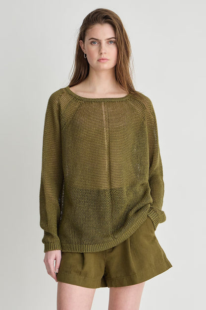 Nina Light Linen Pullover