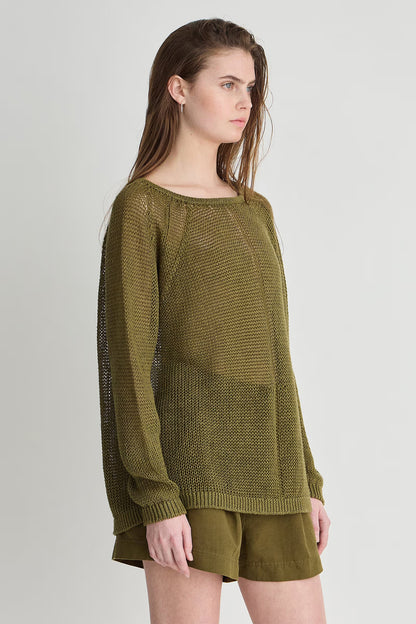 Nina Light Linen Pullover