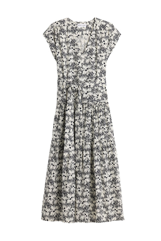 Textured Agathe Tier Maxi Dress