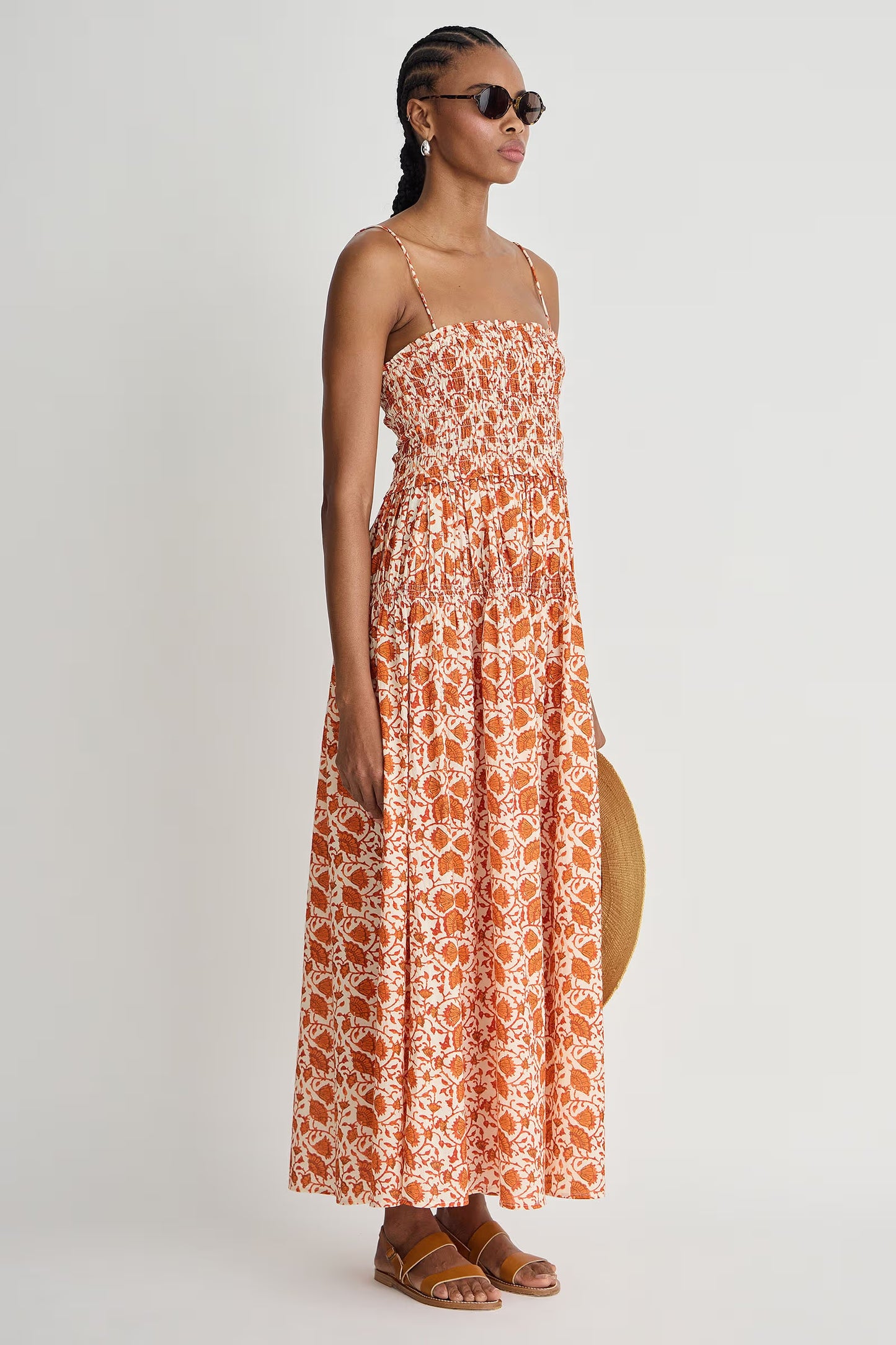 Laloux Smocked Maxi Dress
