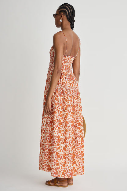 Laloux Smocked Maxi Dress