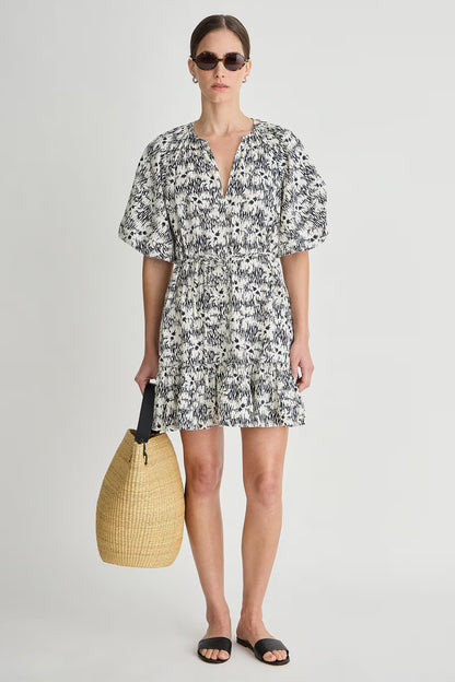 Textured Otillie Mini Dress