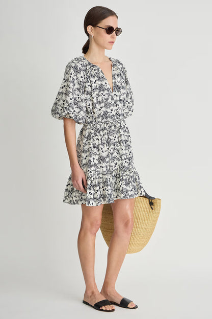 Textured Otillie Mini Dress