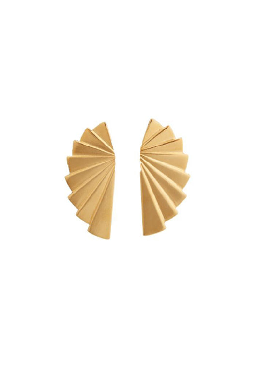 Fan Clip On Earrings