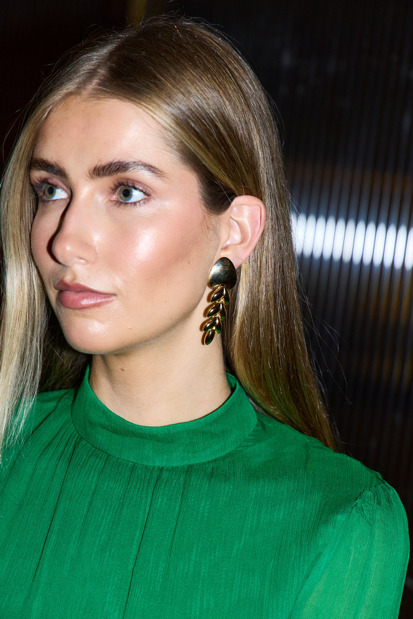 Leaf Drop Earrings