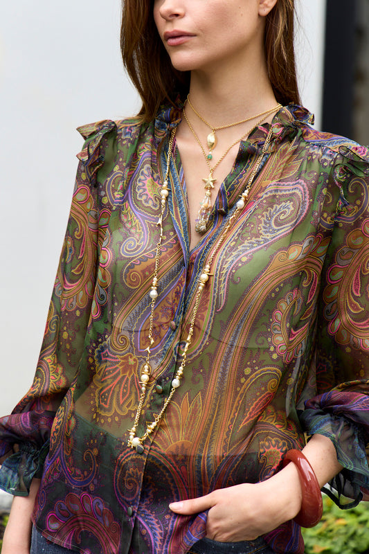 Long Pearl Necklace