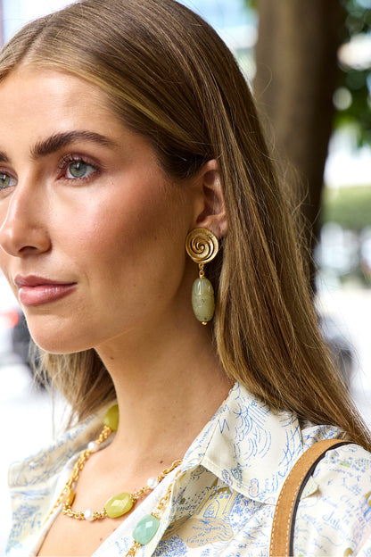 Spiral Top Earrings
