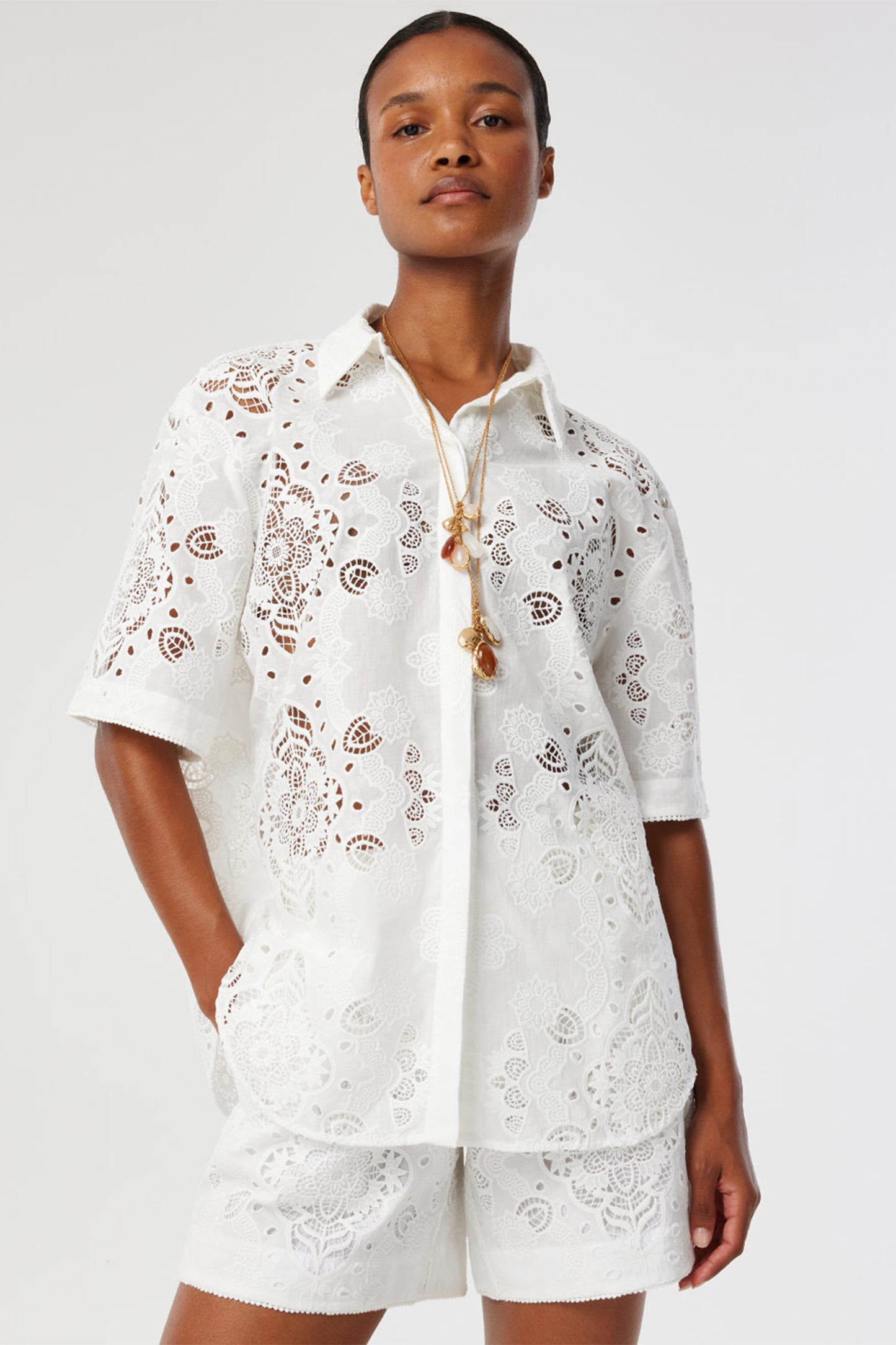 Akari Lace Top