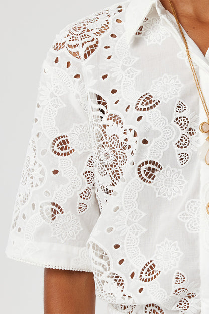 Akari Lace Top