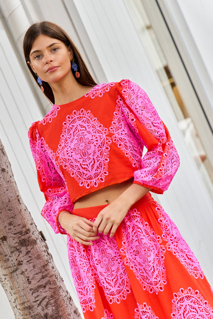 Rhea Lace Top