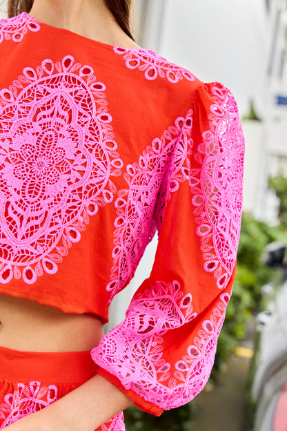 Rhea Lace Top
