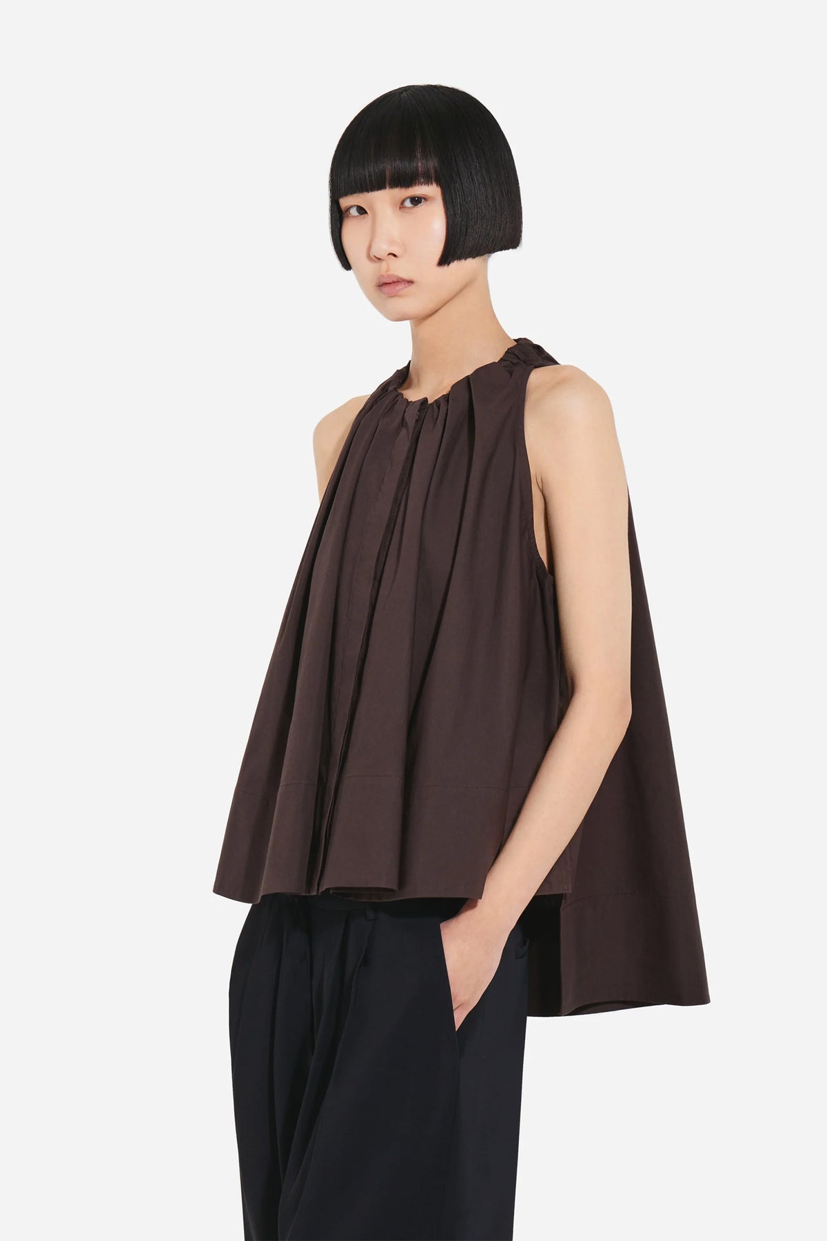 Gathered Tunic Shirt