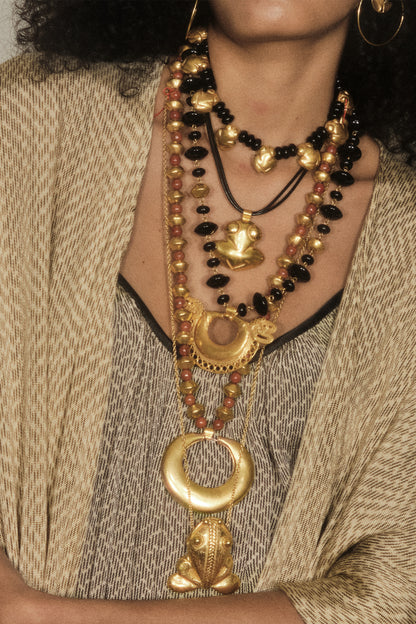 Alba Black Necklace