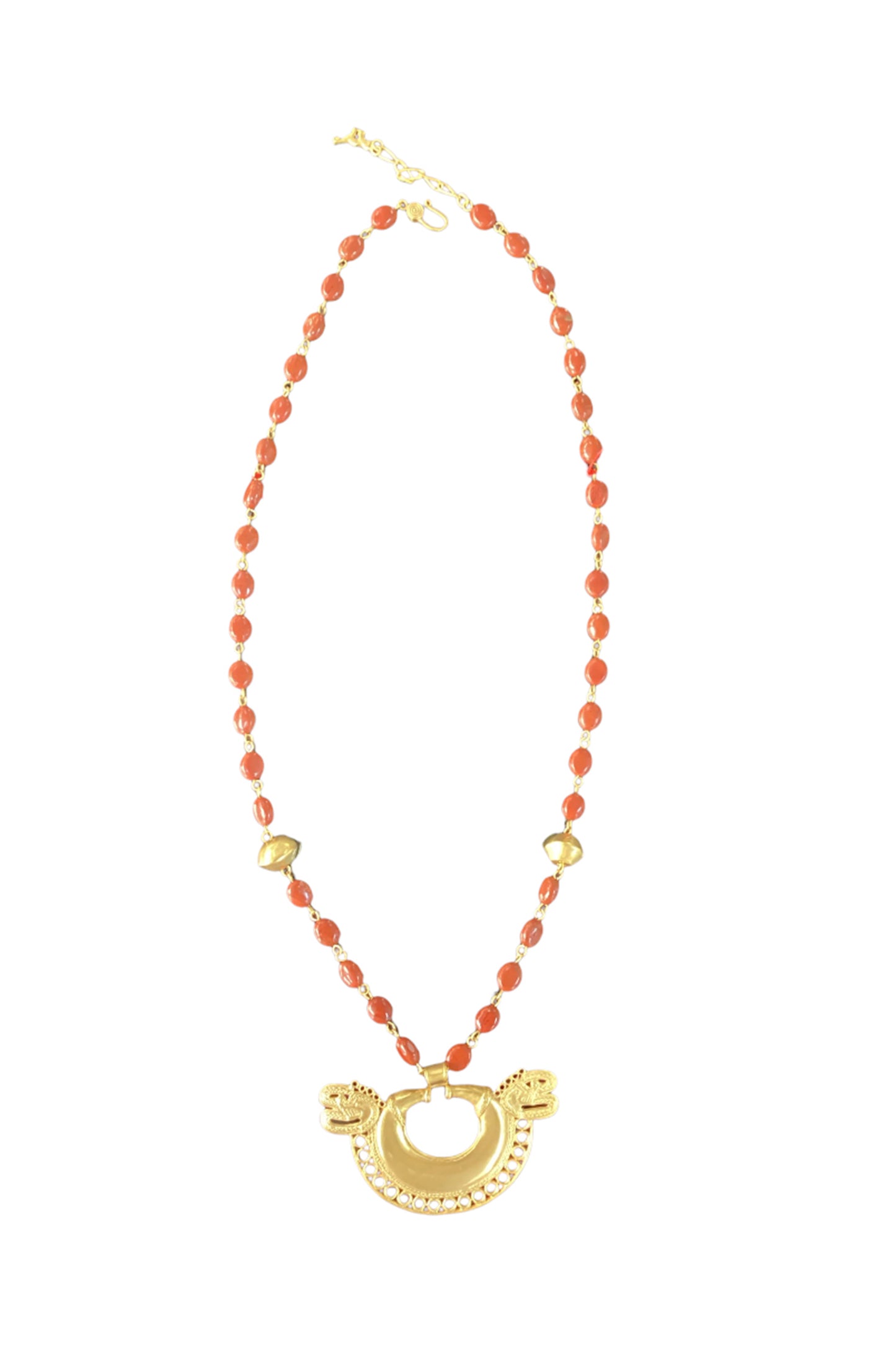 Alba Red Necklace