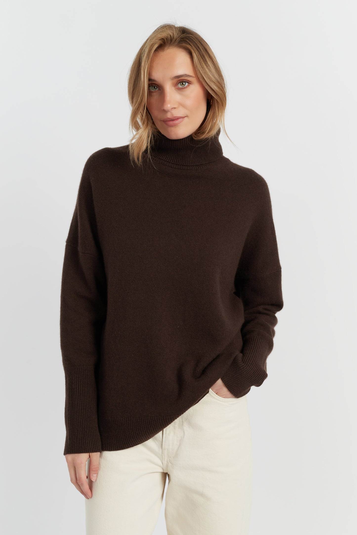 Relaxed Polo Sweater