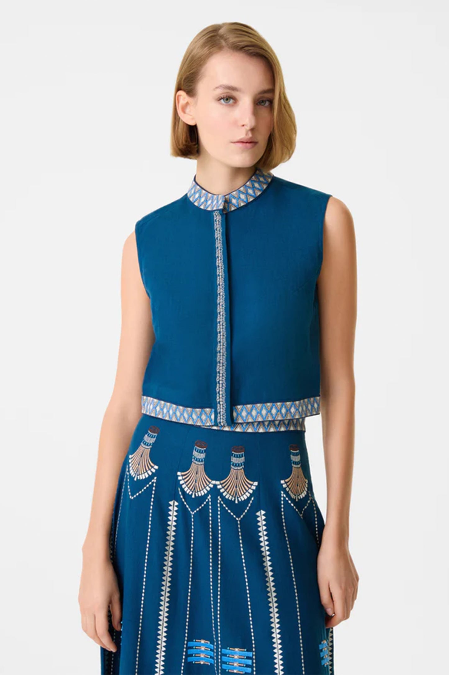 Andorra Ballerina Embroidery Top