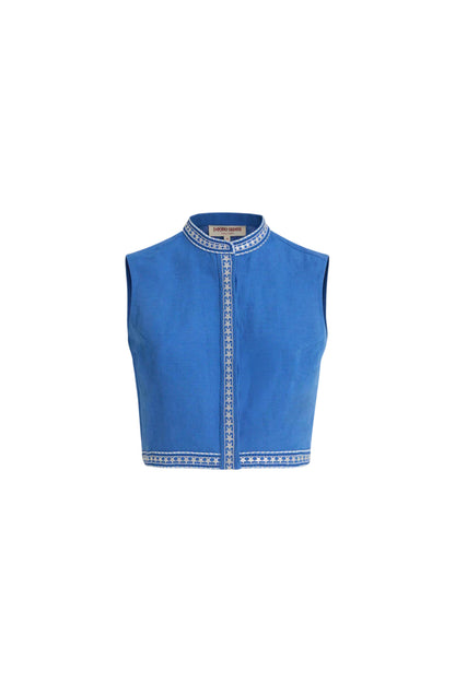 Andorra Celestial Embroidery Top