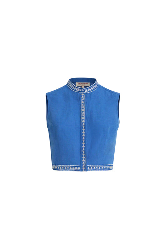 Andorra Celestial Embroidery Top