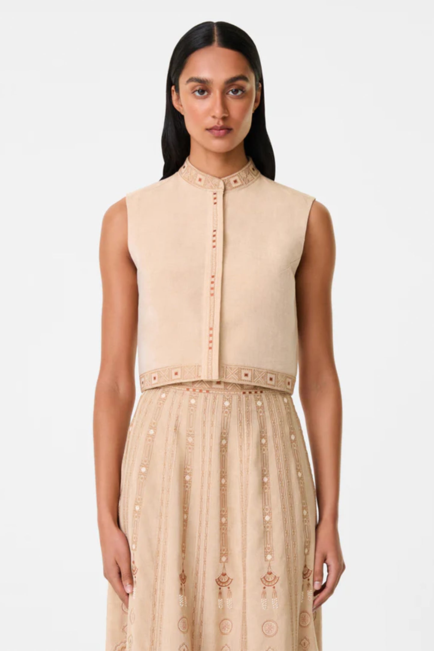 Andorra Meridiana Embroidery Top