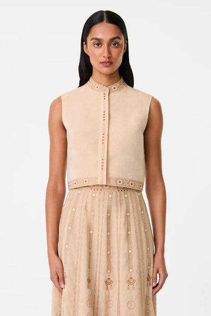 Andorra Meridiana Embroidery Top