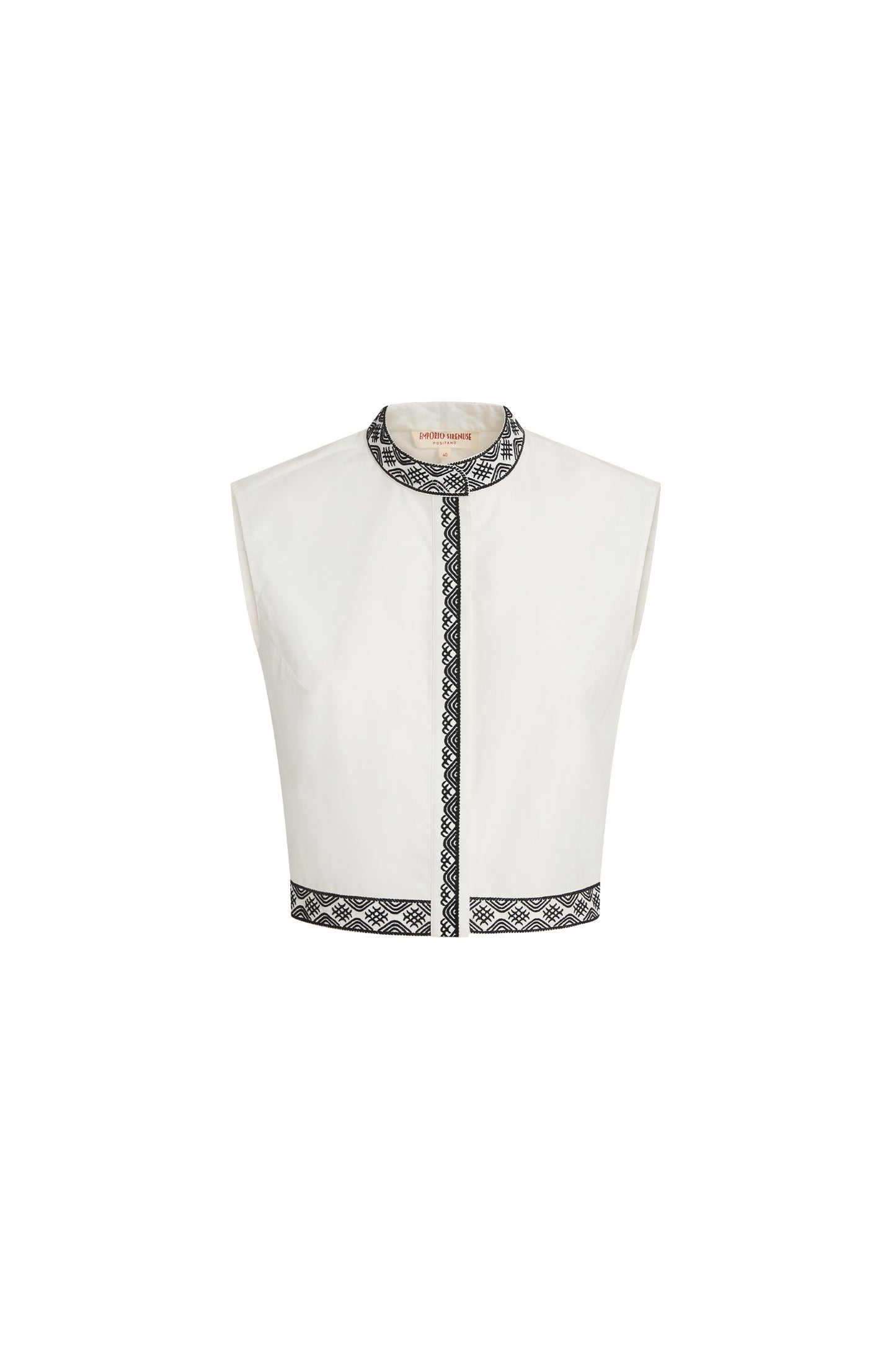 Andorra Peony Embroidery Top
