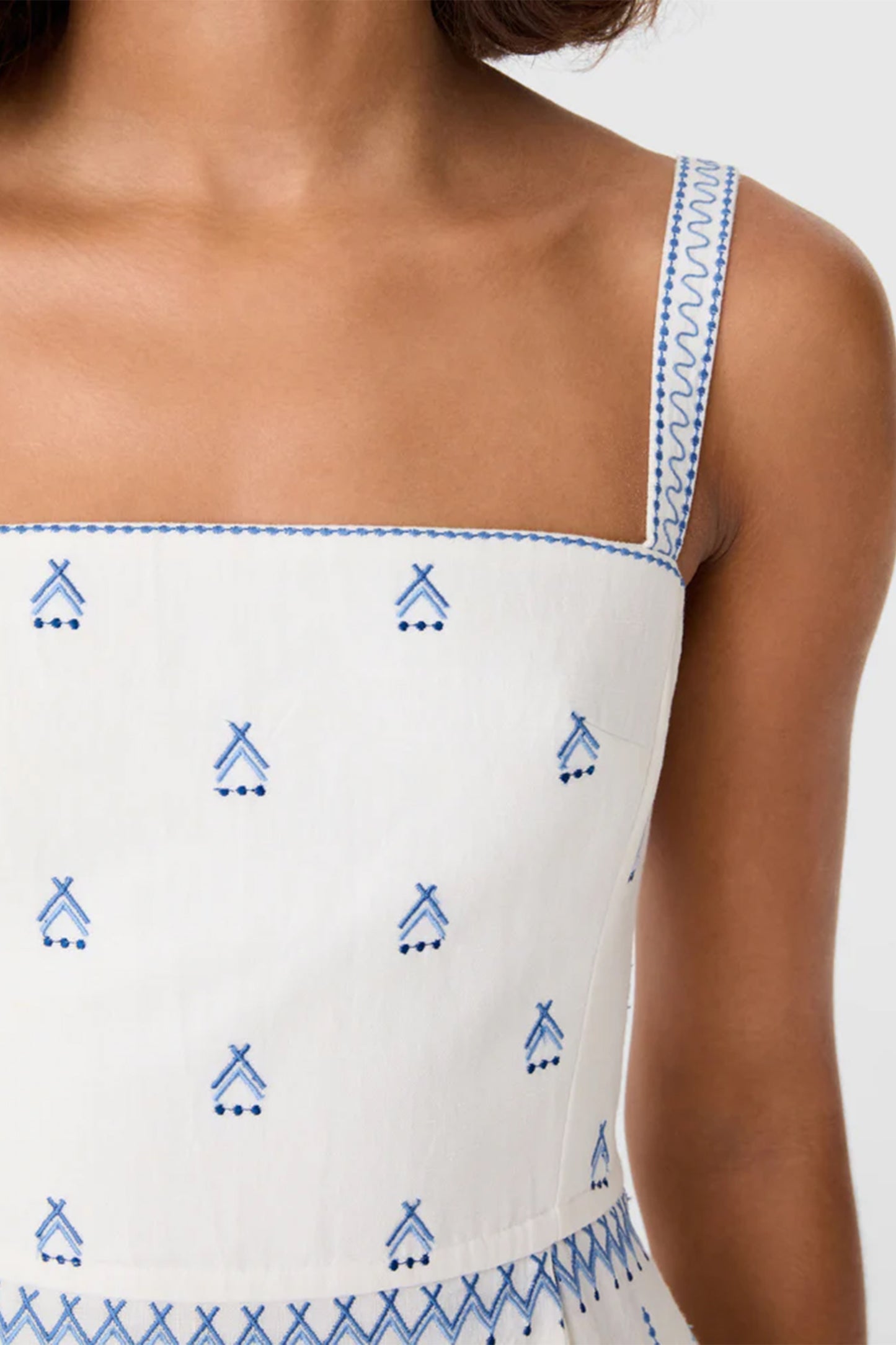Aneeda Celestial Embroidery Dress