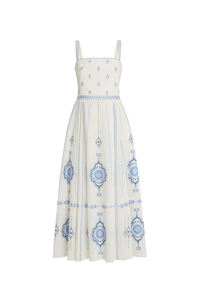 Aneeda Celestial Embroidery Dress