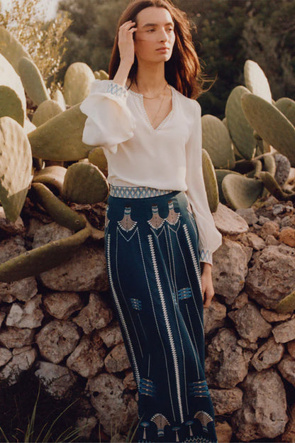 Camille Ballerina Embroidery Skirt
