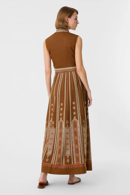 Camille Lace Embroidered Skirt