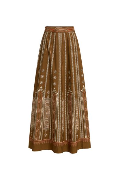 Camille Lace Embroidered Skirt
