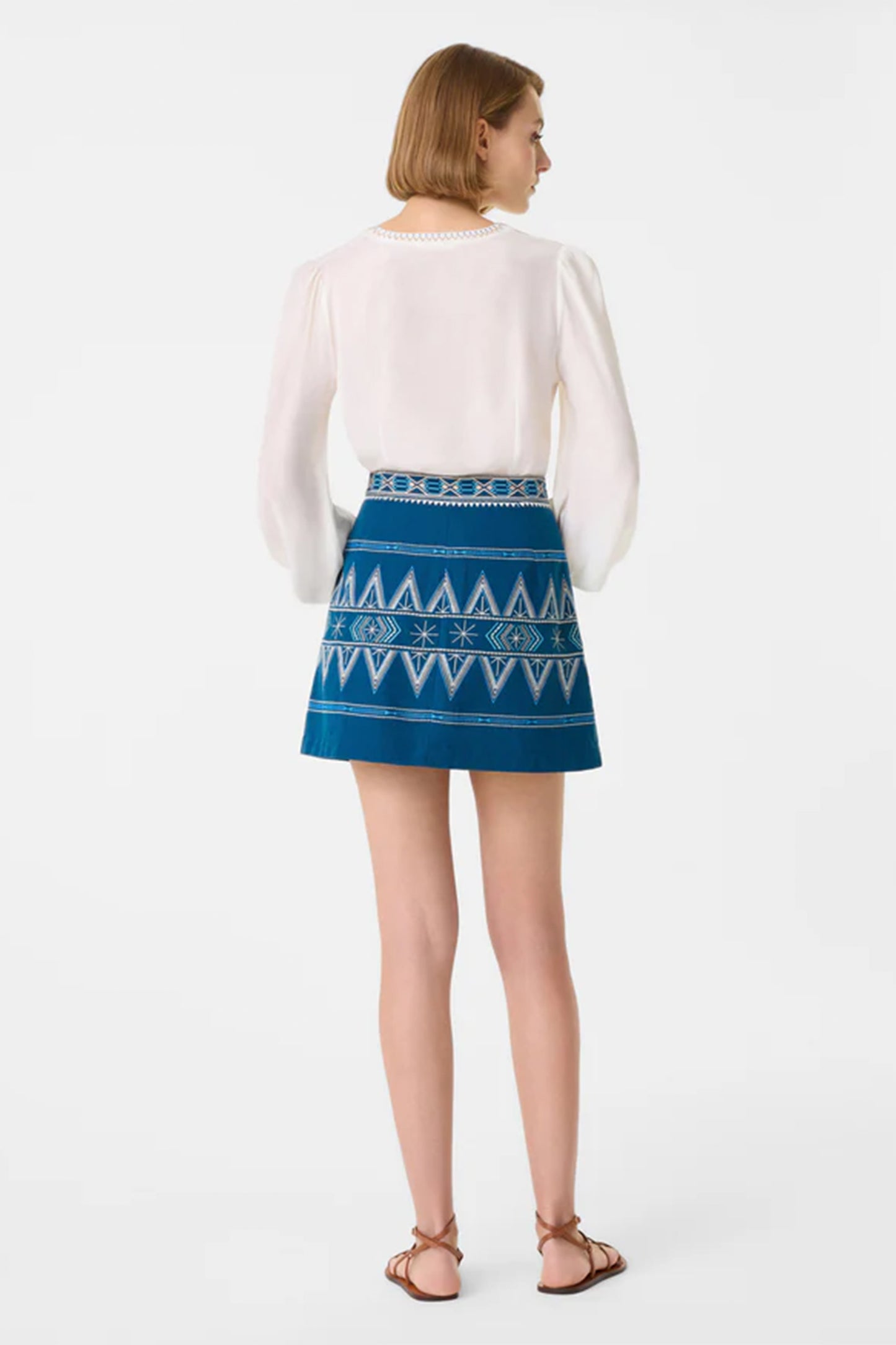 Giuliana Ballerina Embroidery Skirt