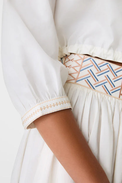New Jinny Lace Embroidered Top